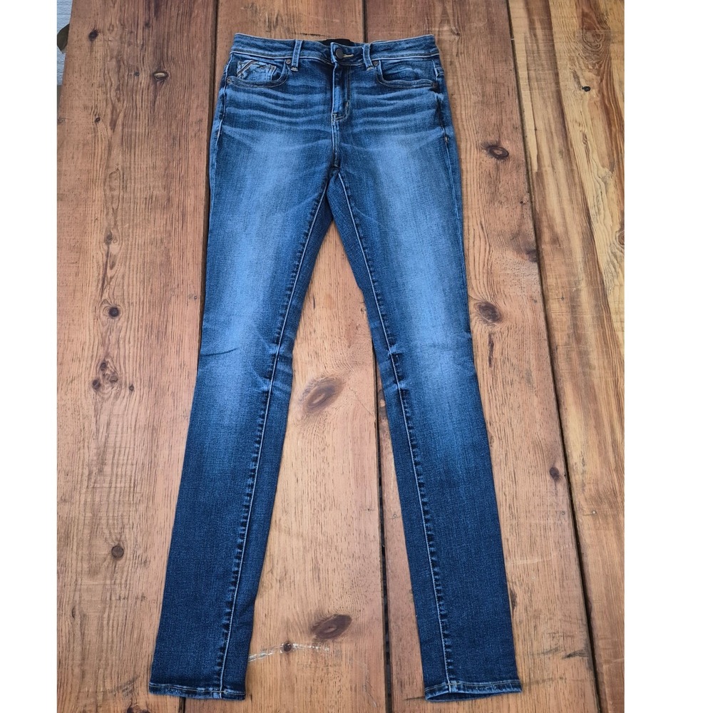 Buckle Black Fit No 76 Skinny Jeans Women 27x34 Medium Wash Denim Pants